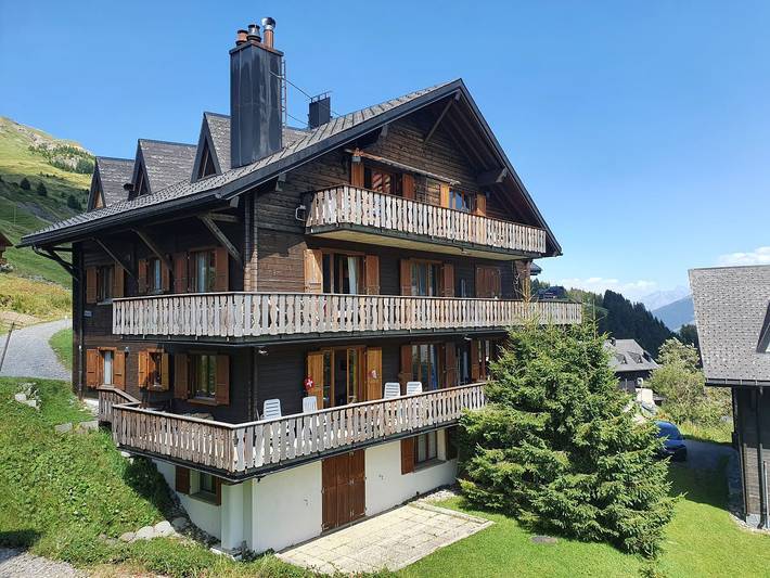 Gîte pour 4 personnes, avec balcon, adapté aux familles à Val-d'Illiez - 3