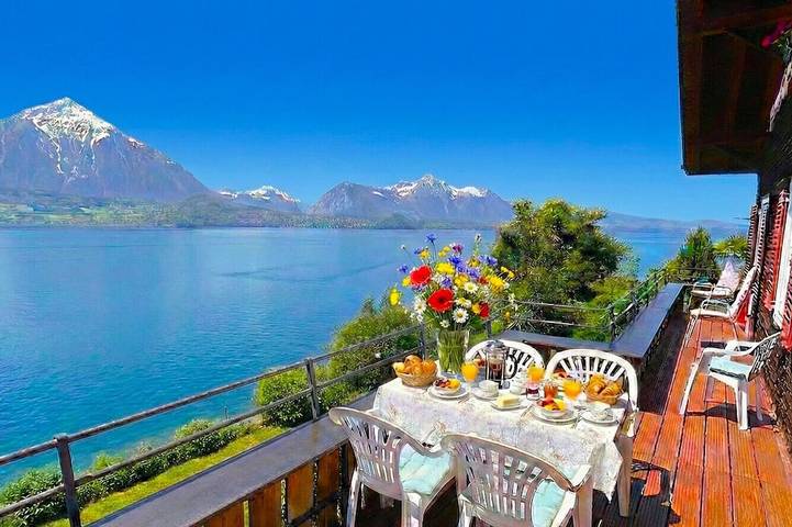 Chalet für 8 Personen, mit Balkon und Garten - 1