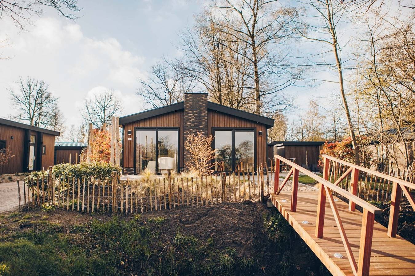 Ruim 6-persoons chalet op een vakantiepark in Renswoude, nabij de Utrechtse Heuvelrug in Renswoude, Provincie Utrecht