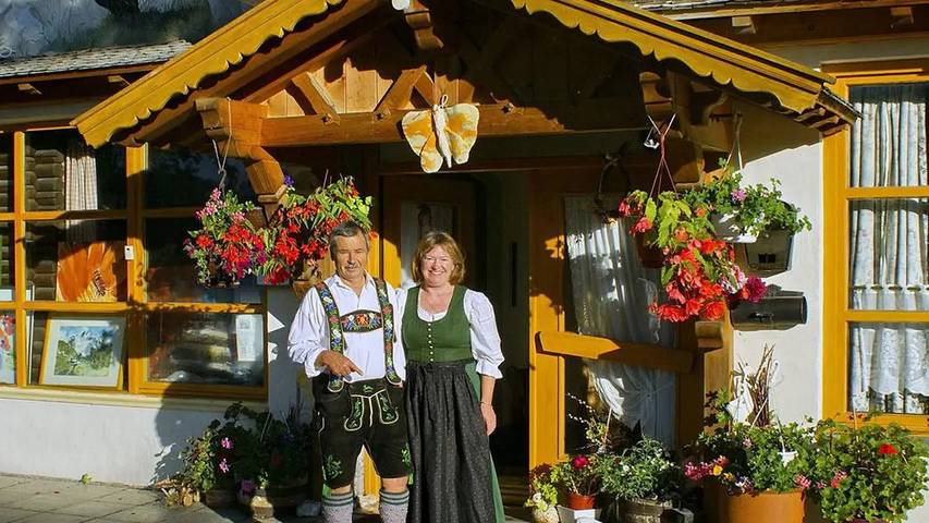 Ferienwohnung für 4 Personen, mit Terrasse in Krün - 2