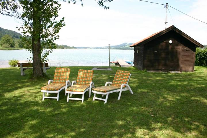 Hotel, mit Terrasse und Garten sowie Pool und Sauna in Irrsee - 4
