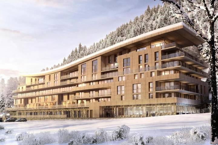 Gîte pour 6 personnes, avec balcon et piscine dans Arc 1600 - 2