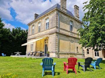 Gîte pour 15 personnes, avec terrasse et jardin dans l' Aisne