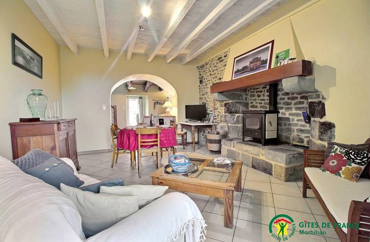 Gîte pour 4 personnes, avec jardin, animaux acceptés à Locoal-Mendon - 4