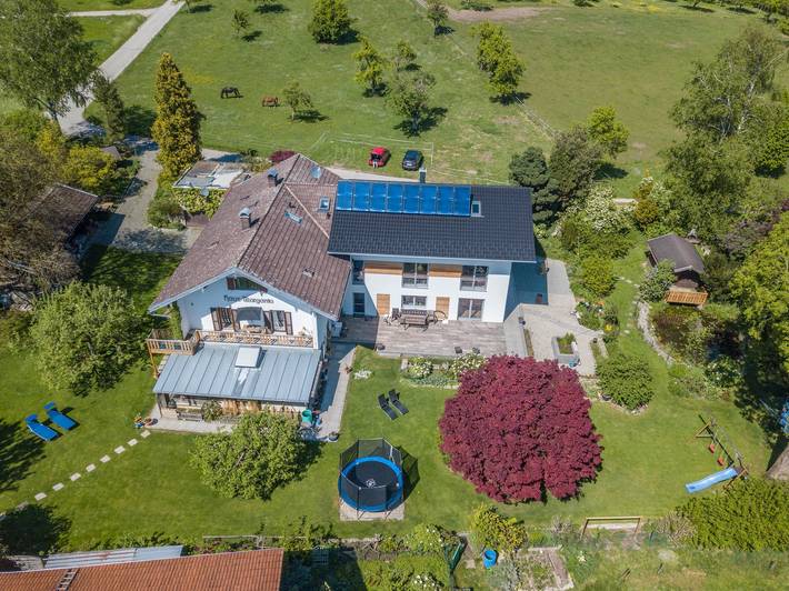 Ferienwohnung für 3 Personen, mit Seeblick und Garten in Taching am See - 4