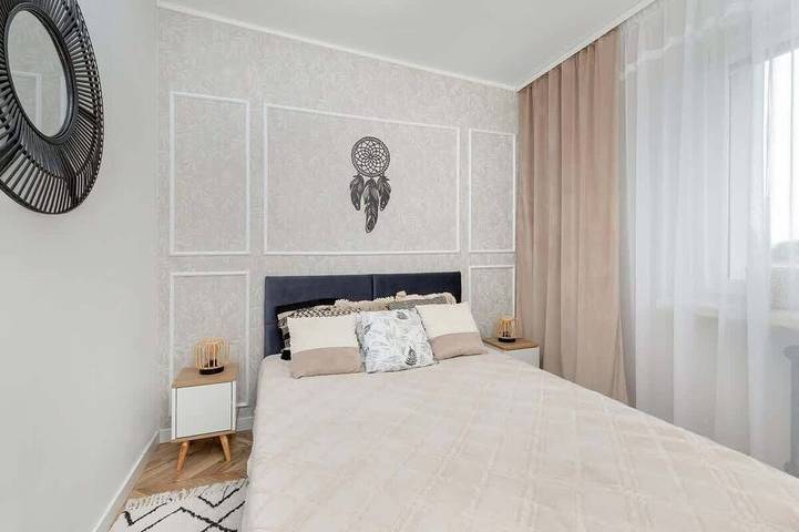 Ganze Wohnung, Geräumiges Apartment | Zwei Schlafzimmer und Balkon in Danzig, Zatoka Gdańska