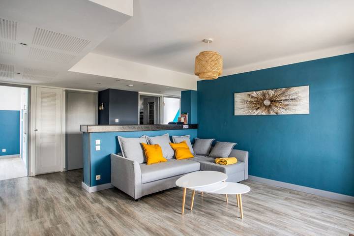Gîte pour 6 personnes, avec Balcon dans Plage Mar Vivo