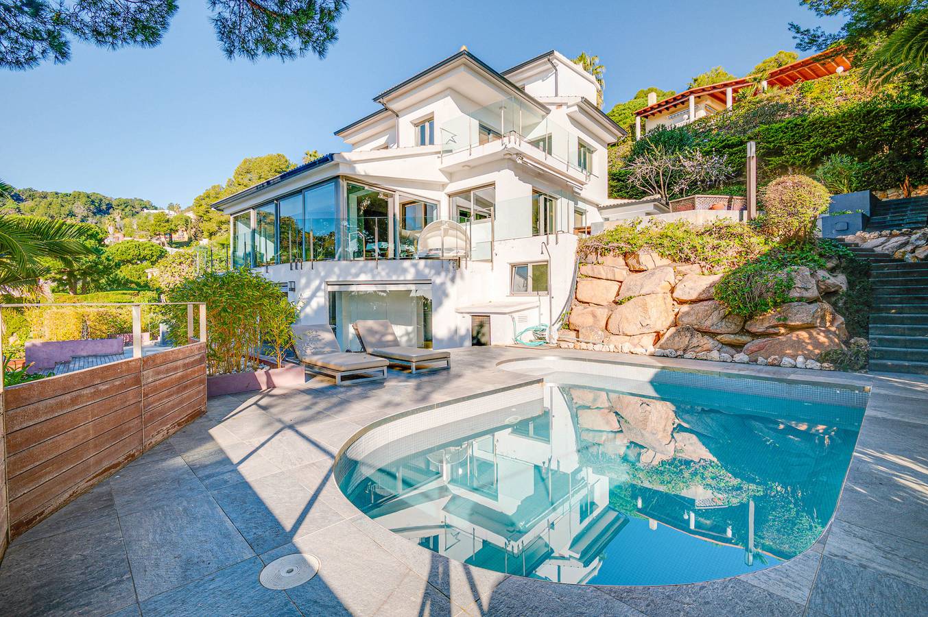 Villa Las Brisas in Cala San Francisco, Blanes