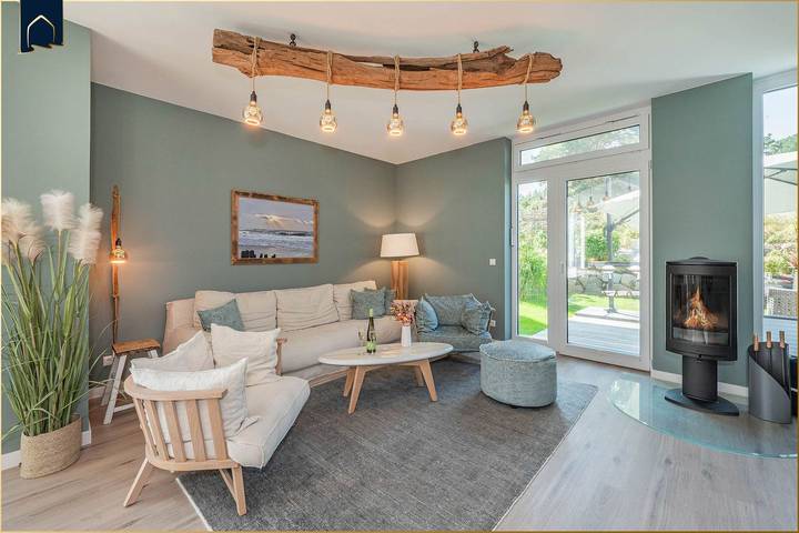 Ferienhaus für 6 Personen, mit Garten und Sauna sowie Ausblick, mit Haustier in Loddin - 4