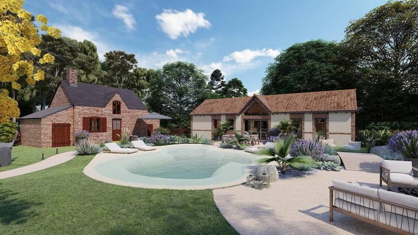 Maison de vacances pour 17 personnes, avec piscine ainsi que jacuzzi et jardin - 1