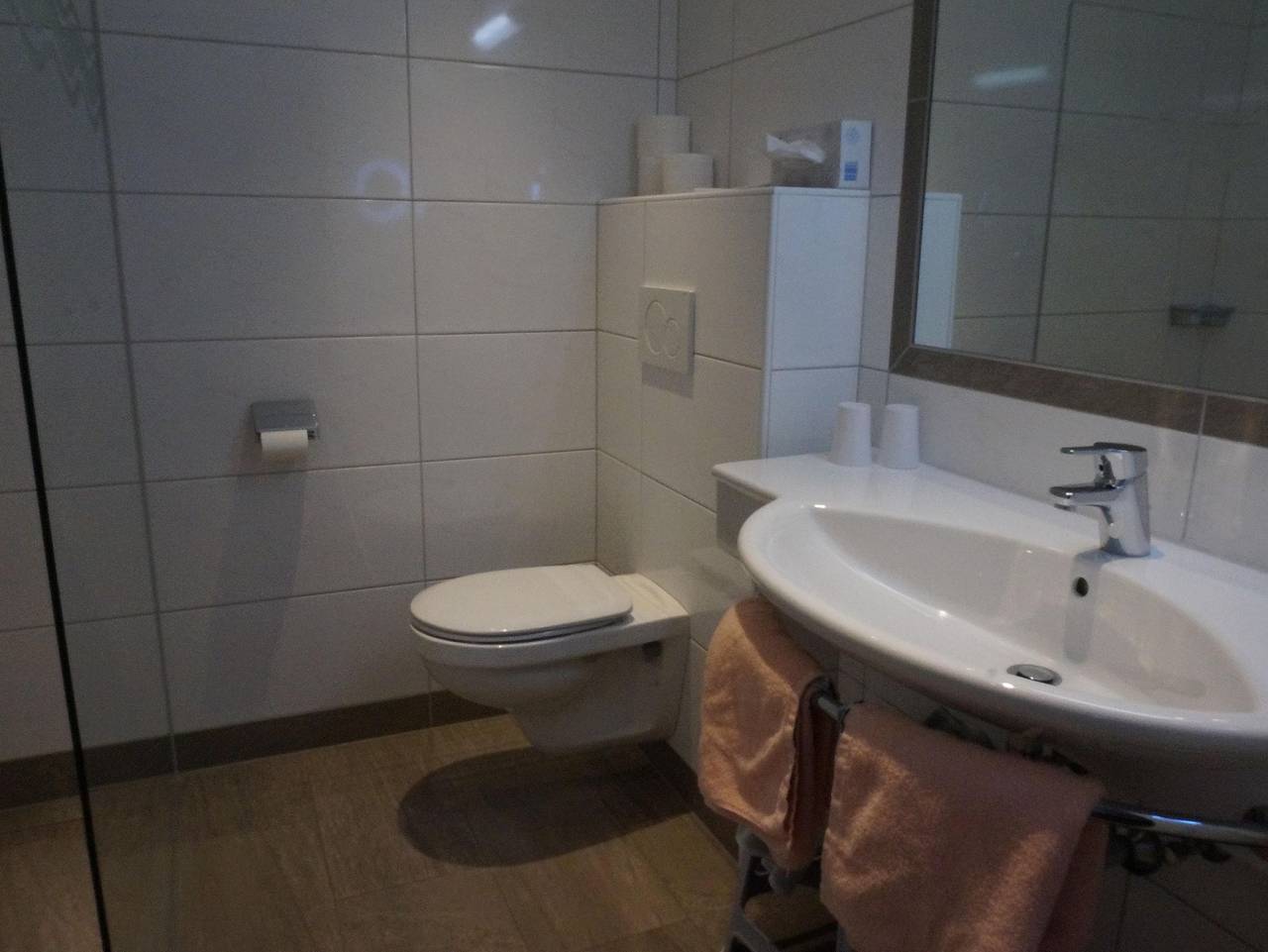 Hotel Garni Egerthof - Einzelzimmer mit Dusche oder Bad, Wc in Seefeld in Tirol, Innsbruck Land
