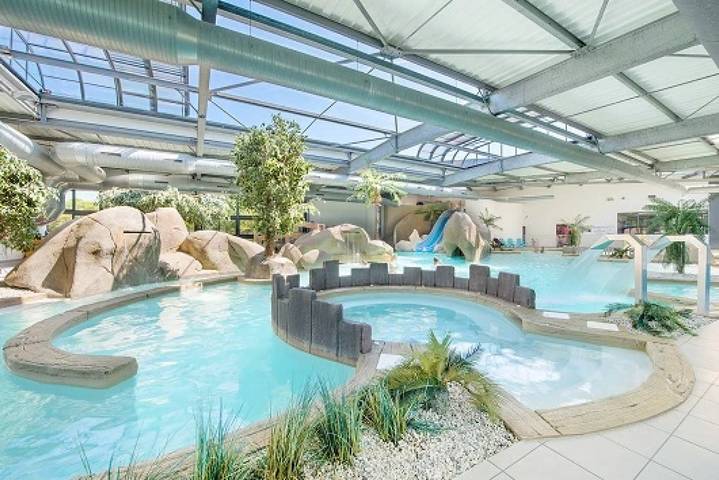 Mobil home pour 4 personnes, avec bassin pour enfant et sauna à Brem-sur-Mer - 2