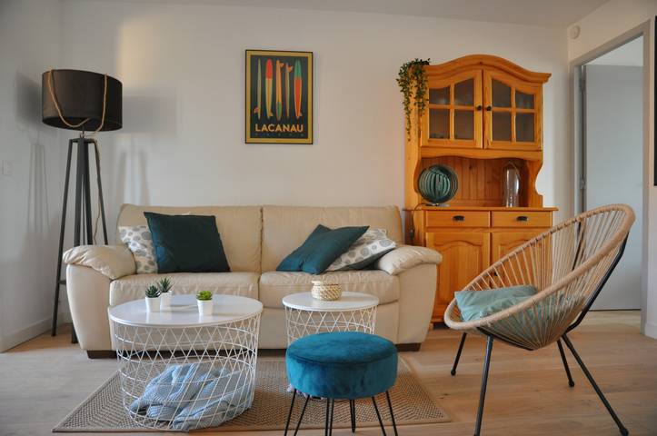 Gîte pour 4 personnes, avec balcon dans Plage Sud (Lacanau Océan) - 2