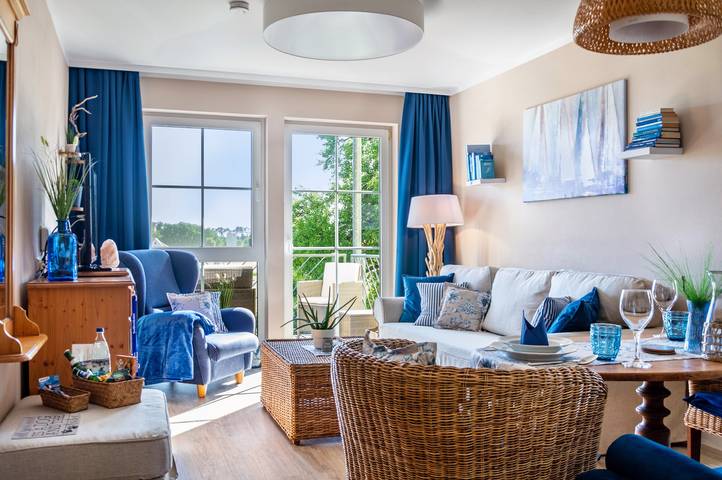 Ferienwohnung für 4 Personen, mit Balkon und Garten sowie Seeblick in Franken - 4