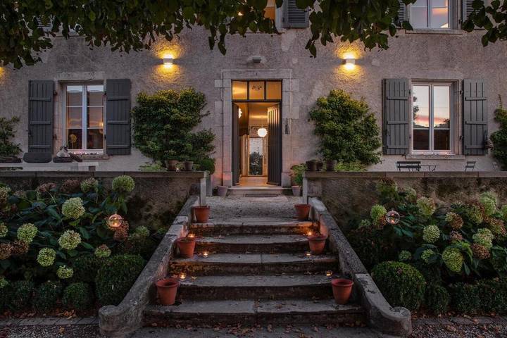 Maison de vacances pour 20 personnes, avec Terrasse ainsi que Jardin et Piscine