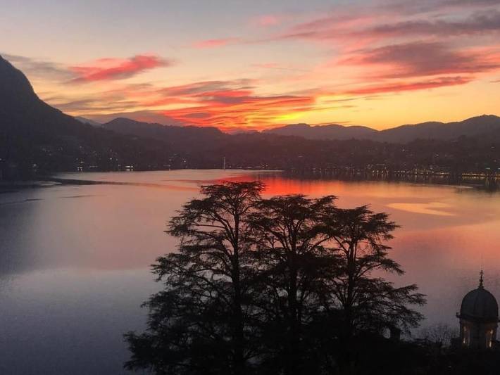 Ganze Wohnung, Apartment Eldorado View in Lago di Lugano (ohne Campione, I), Luganersee