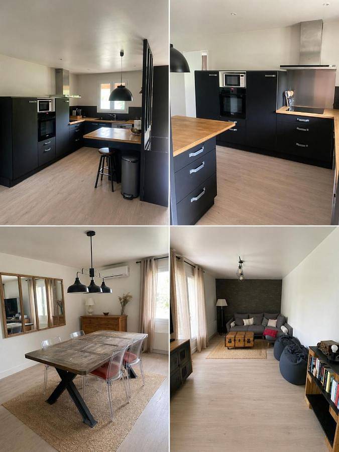 Location de vacances pour 6 personnes, avec terrasse à Dissay