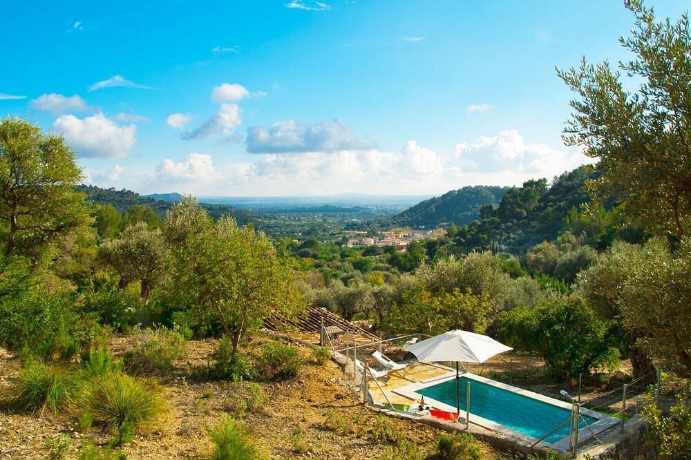V. Mancor, Pool and Mountain Views in Mancor del Valle, Interior de Mallorca