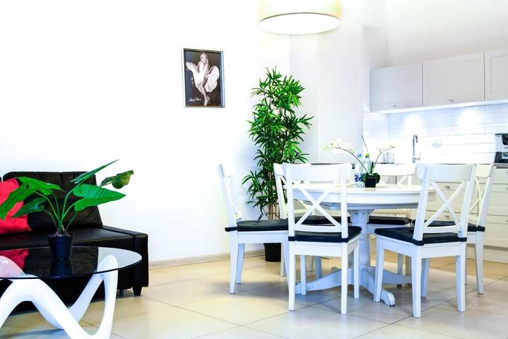 Apartahotel para 13 personas, con balcón y vistas en Cracovia