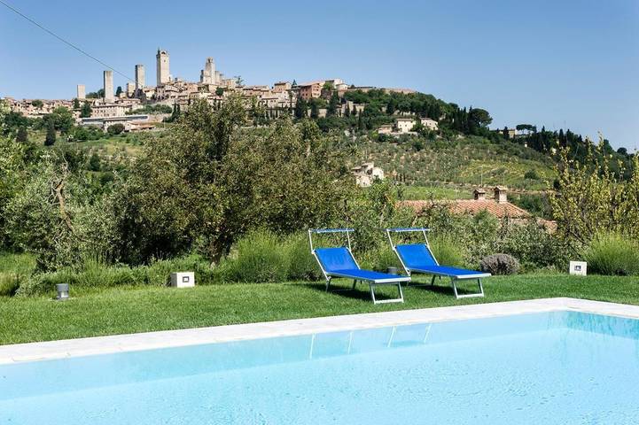 Chambre d’hôte pour 3 personnes, avec jardin ainsi que vue et piscine à San Gimignano - 2