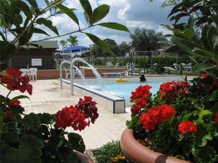 Camping Boschetto di Piemma - Mobilheim 3 personen - Grüner Raum in San Gimignano, Siena Provinz