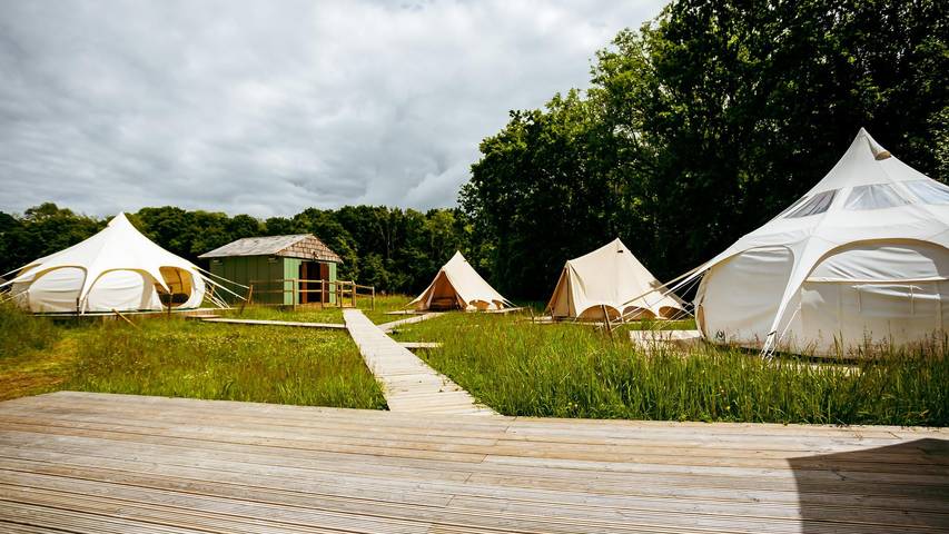 Tipi für 10 Personen, mit Garten und Whirlpool sowie Terrasse, kinderfreundlich in Südostengland - 2
