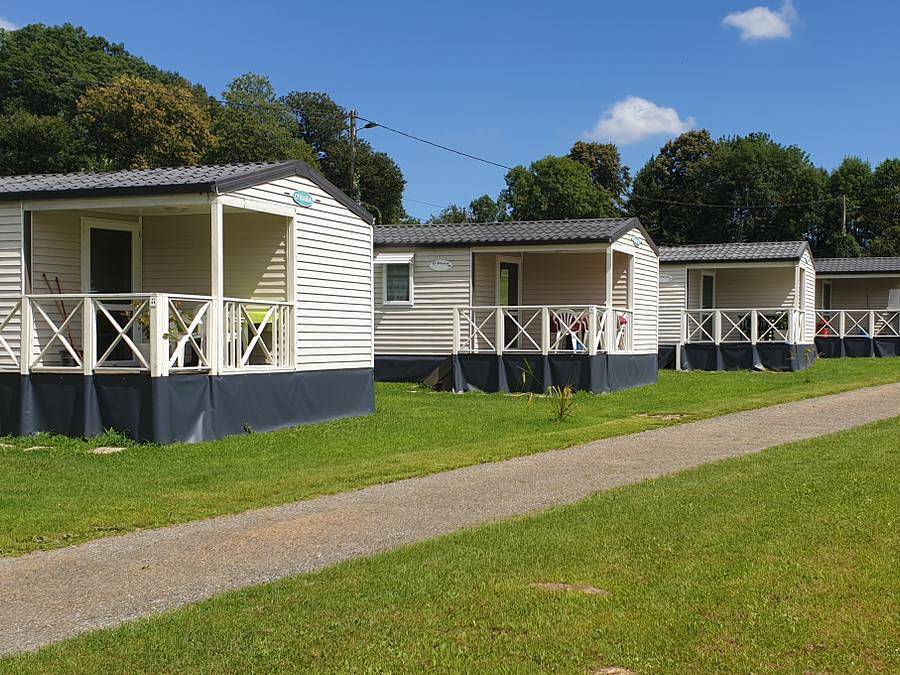 Camping Le Vieux Berger - Mobilhome 7 personas - Mh3 Trio, con instalaciones sanitarias in Lourdes (Altos Pirineos), Altos Pirineos