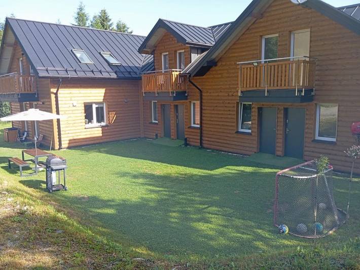 Apartament wakacyjny dla 4 osób, z Balkon i Taras oraz Ogród i Widok w Krynica-Zdrój