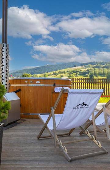 Gîte pour 2 personnes, avec jardin et vue, animaux acceptés dans Petite-Pologne