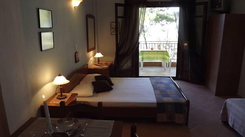 Ferienwohnung für 3 Personen, mit Ausblick und Balkon sowie Garten und Meerblick in Chalkidiki - 3