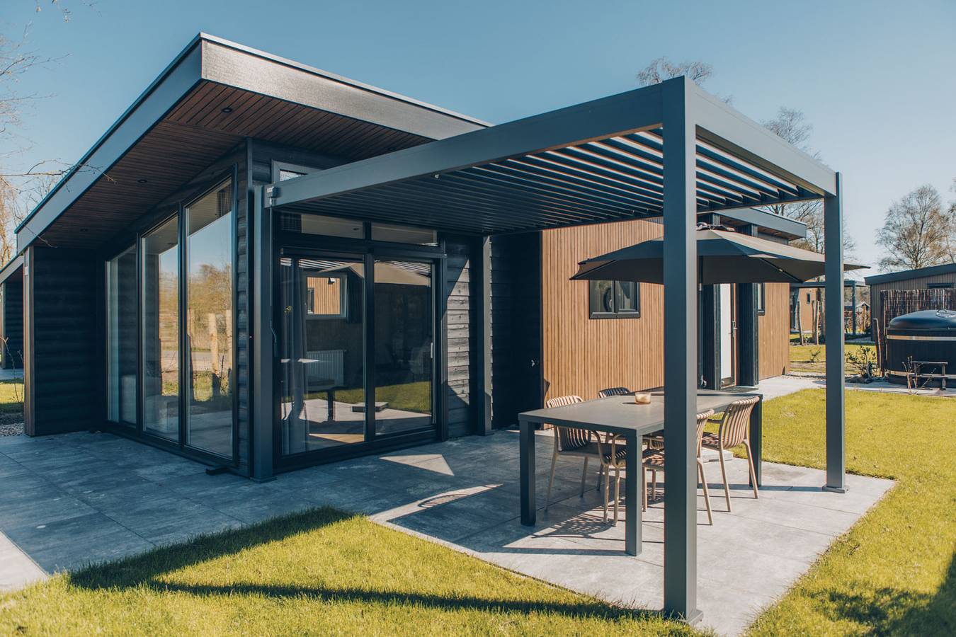 Modern chalet voor 5 personen met hottub in Renswoude in Renswoude, Provincie Utrecht