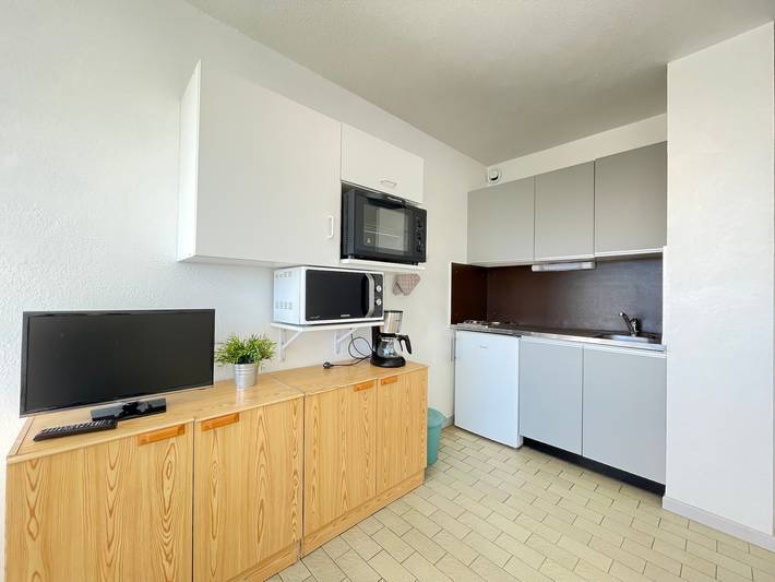 Ganzes Studio, Renoviertes Studio für 4 Pers. mit Meerblick und Parkplatz in Sète in Sete, Mittelmeerküste (Frankreich)