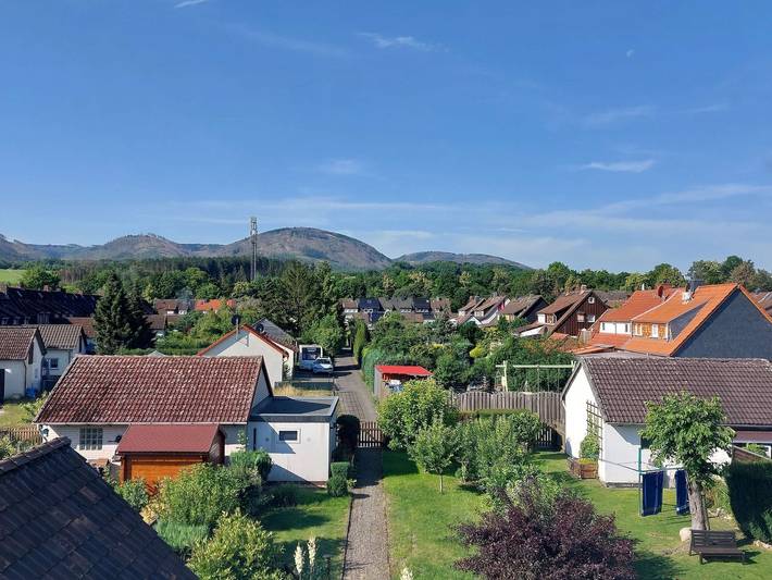 Ganze Ferienwohnung, Ferienhaus Blick zum Rammelsberg in Goslar, Harzvorland