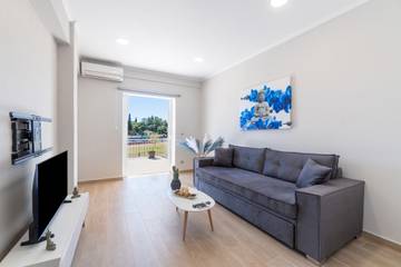 Gîte pour 4 personnes, avec balcon dans Corfou (ville)