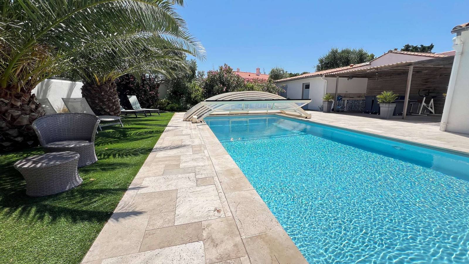 Appartement de vacances entier, Superbe villa avec piscine chauffée proche plage in Rivedoux-Plage, Île de Ré