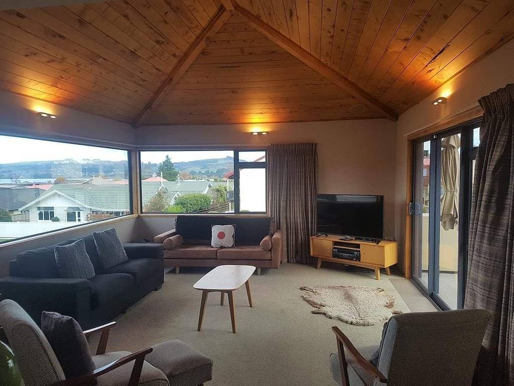 Blick von der Fletcher Street in Taupo, Taupo District