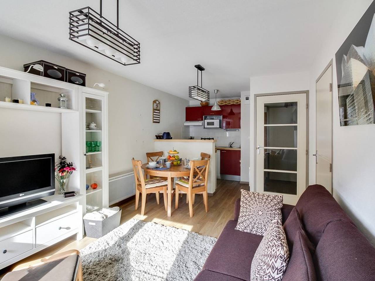 Ganze Wohnung, Apartment für 6 Personen mit Parkplatz und Wlan in Barèges in Sers, Nationalpark Pyrenäen