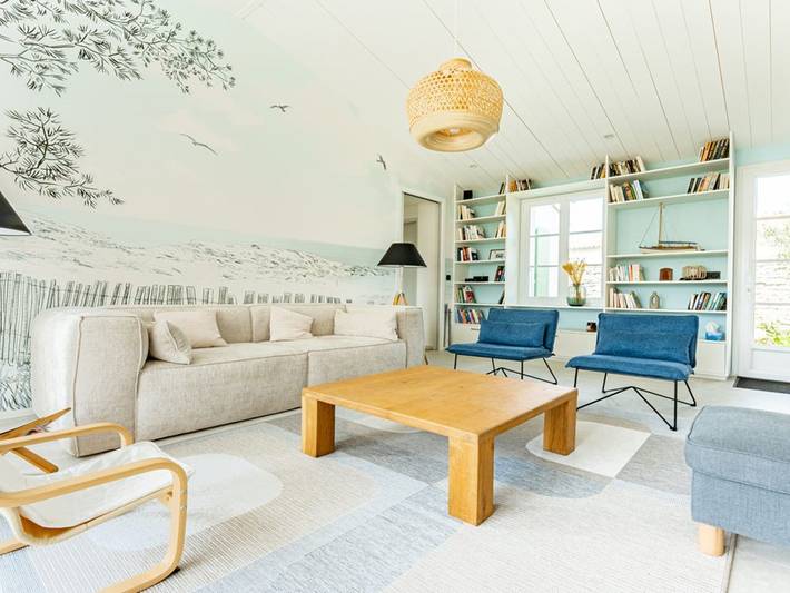 Location de vacances pour 5 personnes, avec Terrasse et Jardin à Loix
