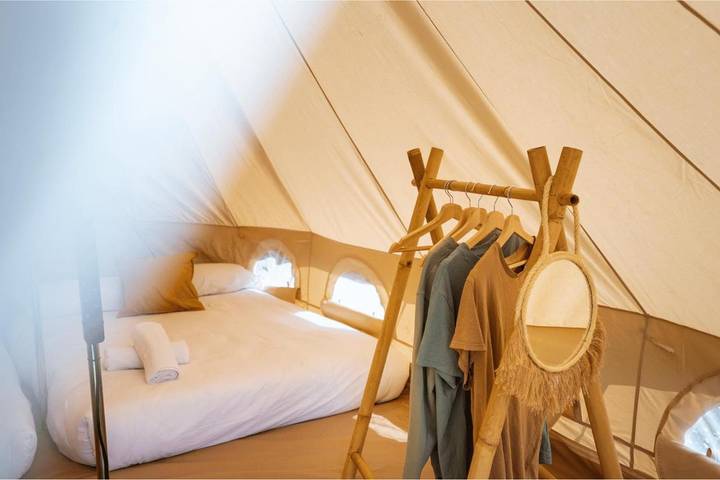 Camping für 2 Personen, mit Terrasse und Garten sowie Pool in Asturien - 4
