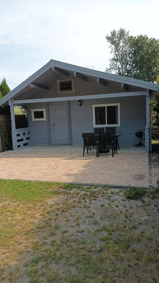 Lodge für 4 Personen, mit Terrasse und Garten sowie Seeblick und Ausblick