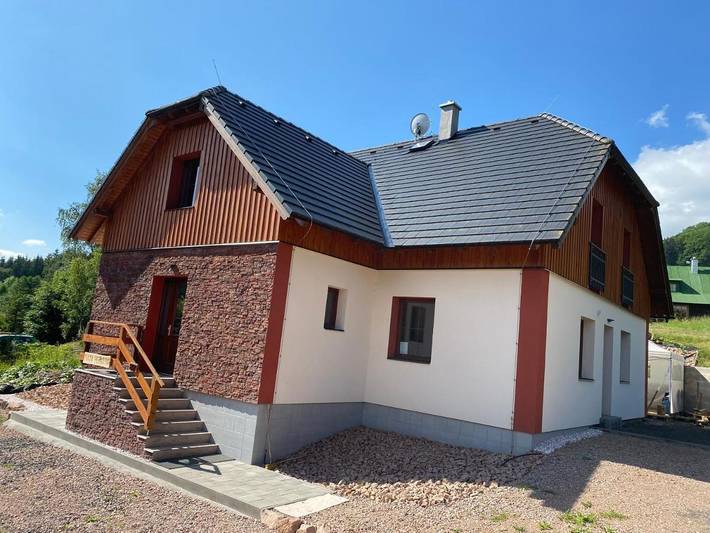 Domek letniskowy dla 4 osób, z taras i widok oraz ogród w Czechy