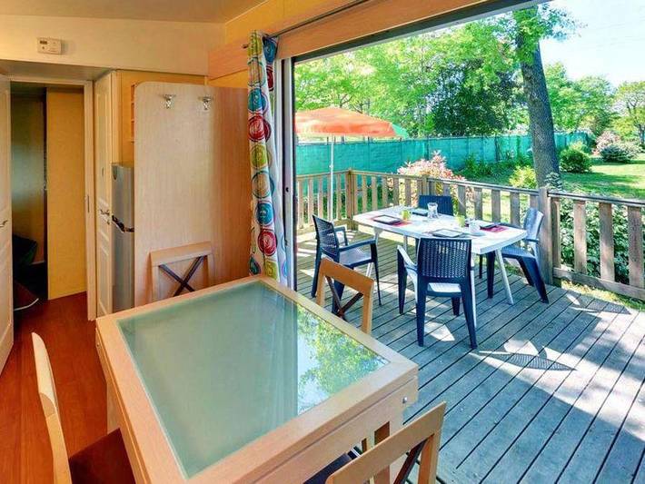 Camping Le Rupé - Mobilheim 6 personen - Grand Confort 3 Zimmer in Toulouse, Umgebung Toulouse