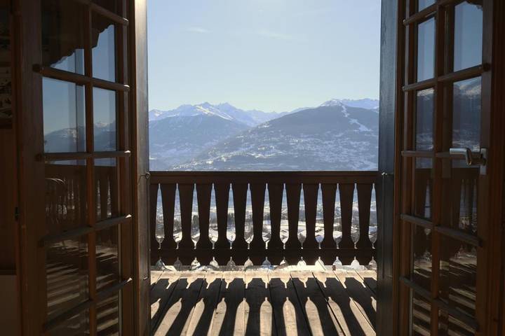 Gîte pour 6 personnes, avec balcon et vue à Arbaz - 3