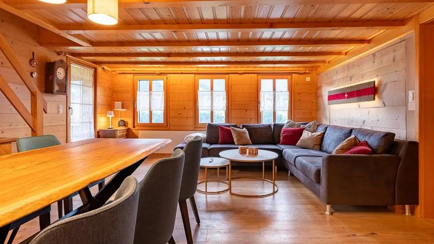 Hütte für 6 Personen, mit Whirlpool und Balkon in Adelboden - 2
