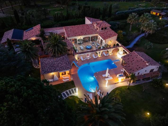 Chambre d’hôte pour 2 personnes, avec piscine et vue ainsi que sauna et jardin à Sorède - 2