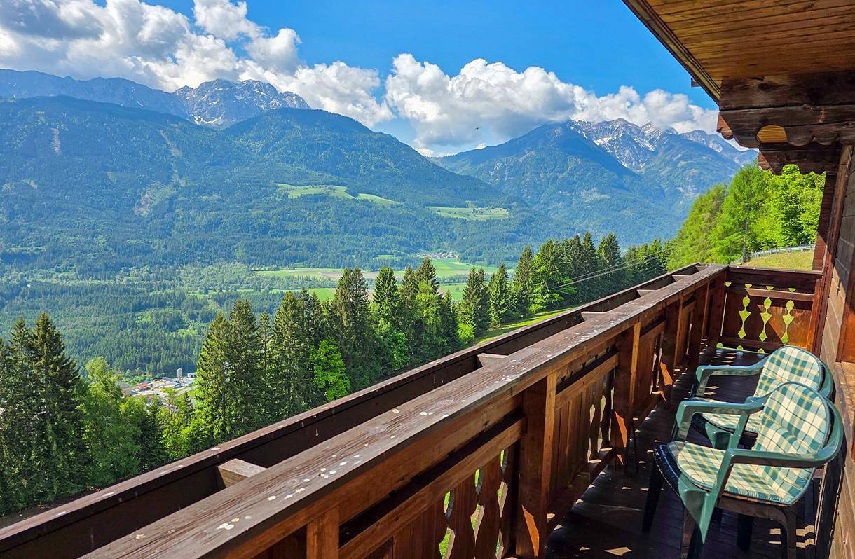Beim Rauter – Emberger Alm in Kreuzeckgruppe, Berg im Drautal