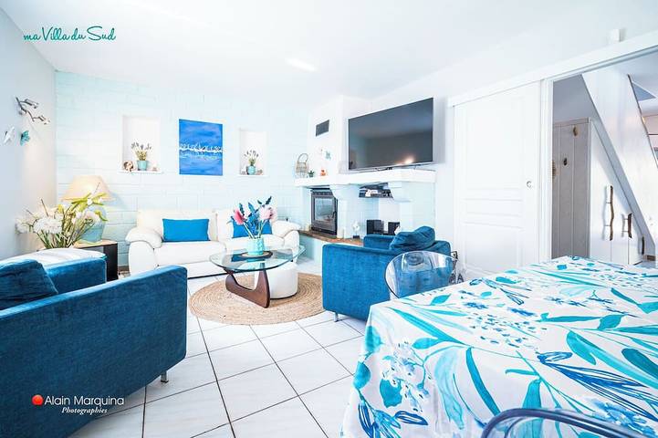 Villa pour 6 personnes, avec jacuzzi et jardin, animaux acceptés à Frontignan - 4