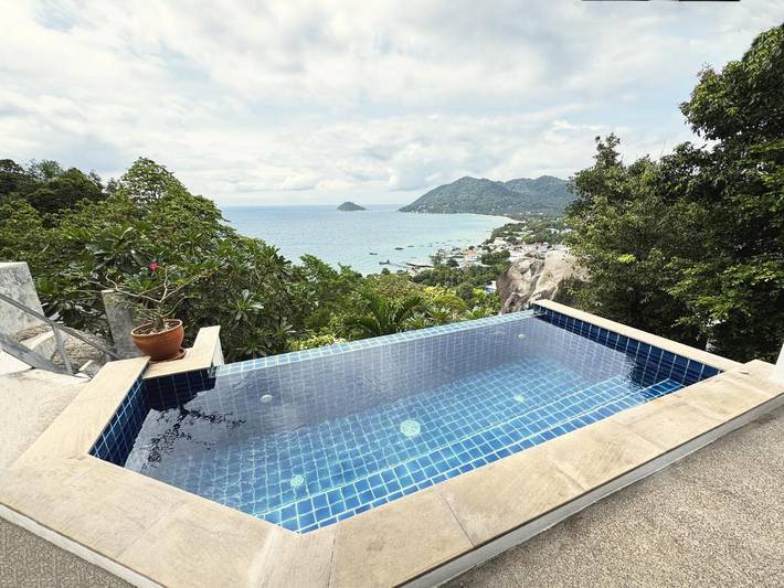 Villa pour 2 personnes, avec balcon ainsi que piscine et vue - 1