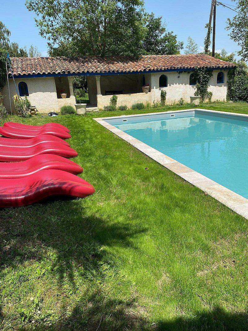 Gîte für 12 Personen mit Pool in Pech-Luna, Carcassonne und Umgebung