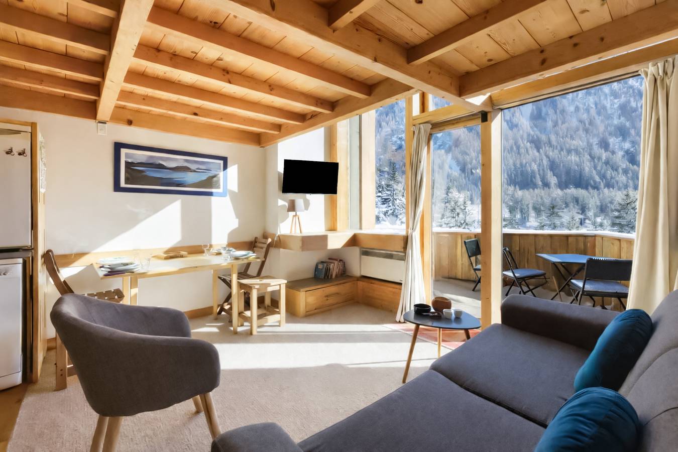 Apartamento entero, Résidence Grand Roc - Campanules 413 in Argentière, Chamonix-Mont-Blanc